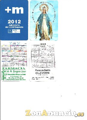 Calendarios de bolsillo